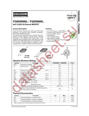 FQI50N06LTU datasheet  